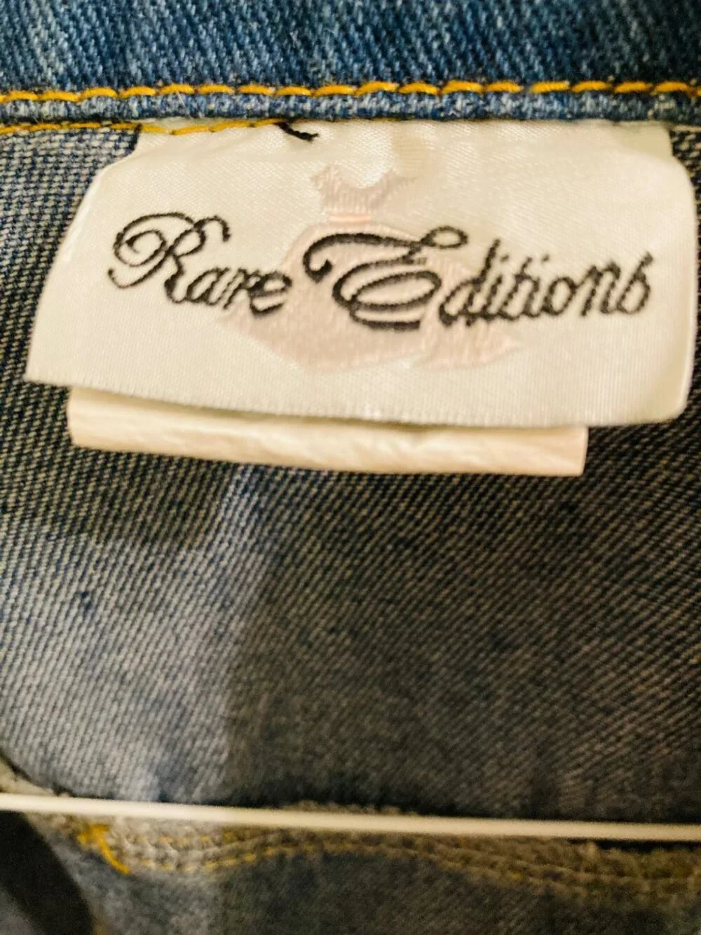 Rare Editions Denim Dress Vest